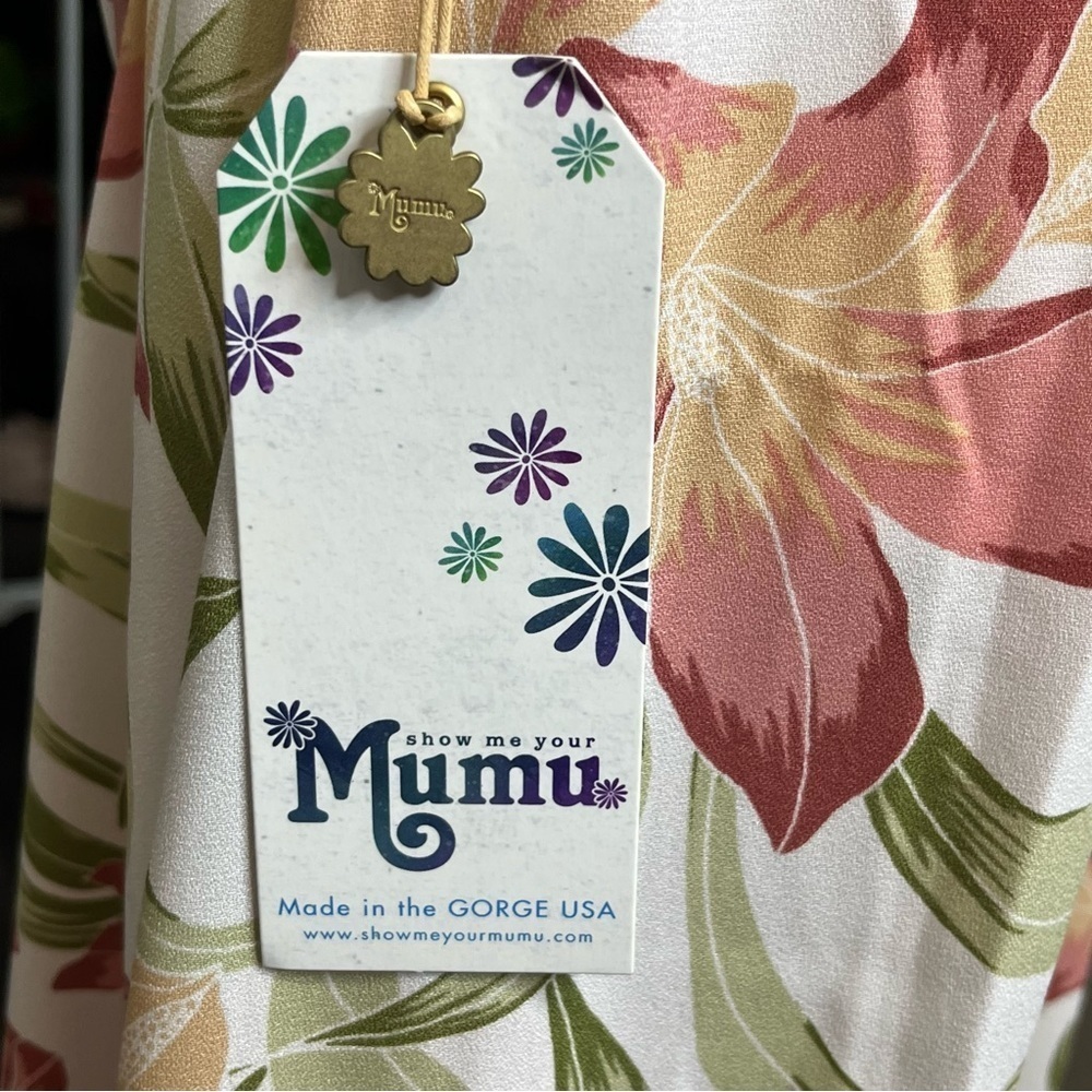 Show Me You MuMu NWT Heather Halter Maxi Dress in Lily Lady Pink and White XL - Picture 10 of 14